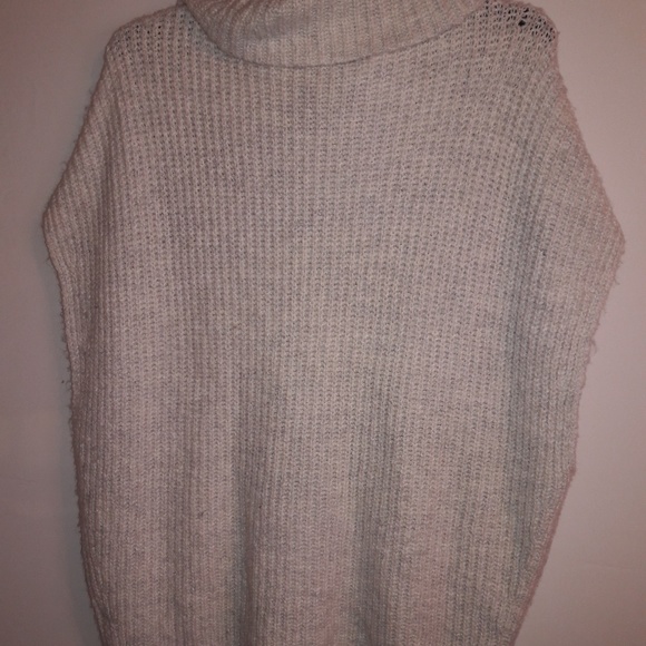 CABLE KNIT COWL NECK WOMEN SWEATER L - Picture 2 of 4